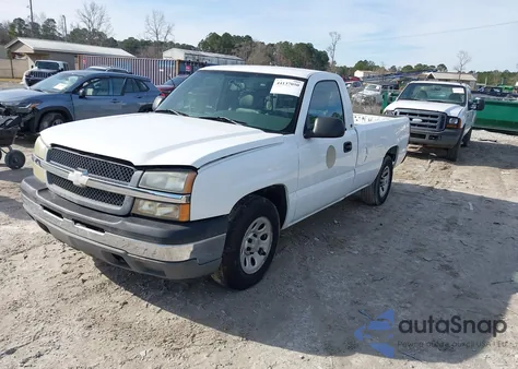 2005 Chevrolet Silverado 1500 Work Truck из США, поврежденный, VIN 1GCEC14V45Z232659